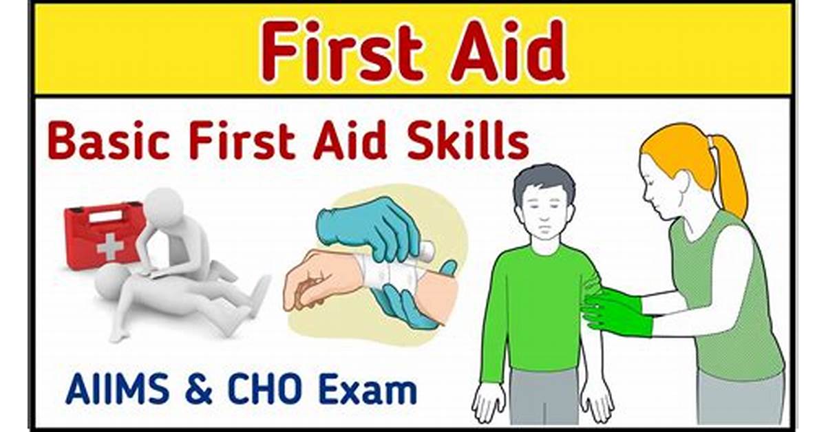 First aid skills
